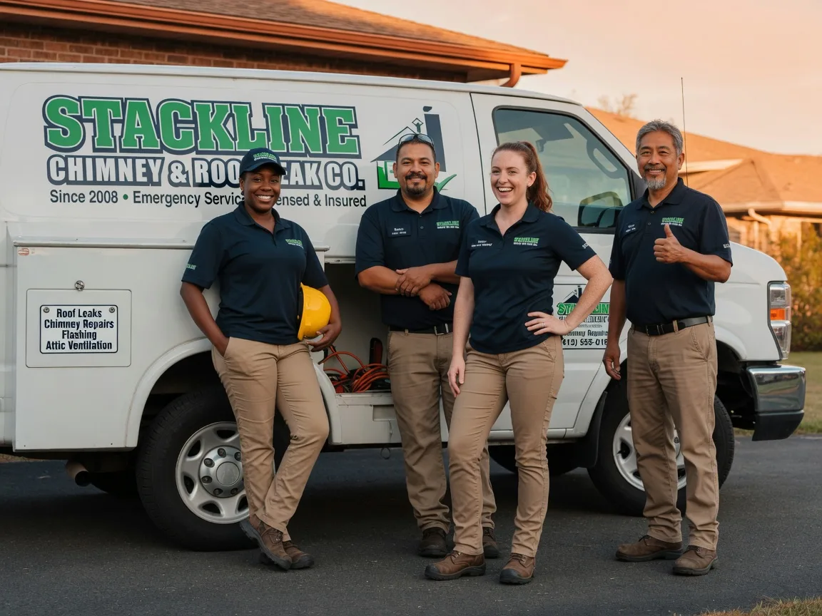 Chimney flashing repair company in Woodbine, GA